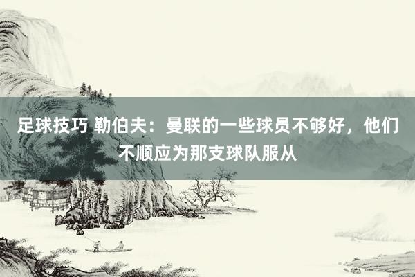 足球技巧 勒伯夫：曼联的一些球员不够好，他们不顺应为那支球队服从