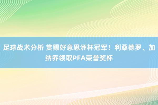 足球战术分析 赏赐好意思洲杯冠军！利桑德罗、加纳乔领取PFA荣誉奖杯